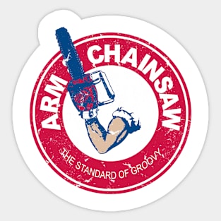 Arm & Chainsaw Sticker